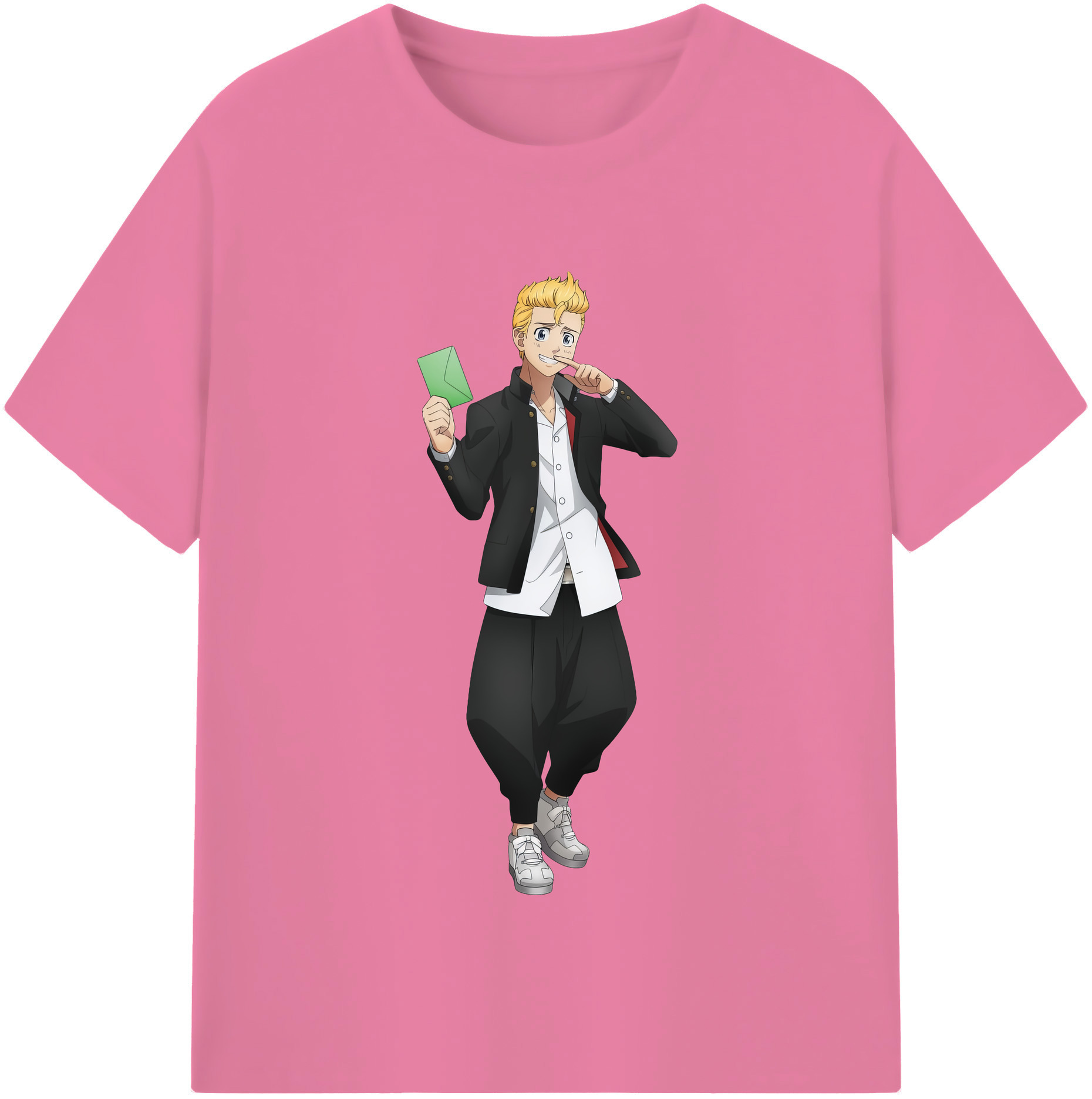 （画像用） 東京リベンジャーズ Tokyo Revengers 綿100％半袖Tシャツ（フロントプリント）